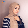 Muslim Women Polyester Dyed Plain Scarf Shawl Hijab